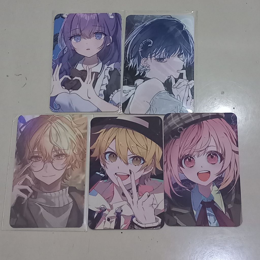 PHOTOCARD FANMERCH PROJECT SEKAI ASAHINA MAFUYU KIRITANI HARUKA TENMA TSUKASA OTORI EMU