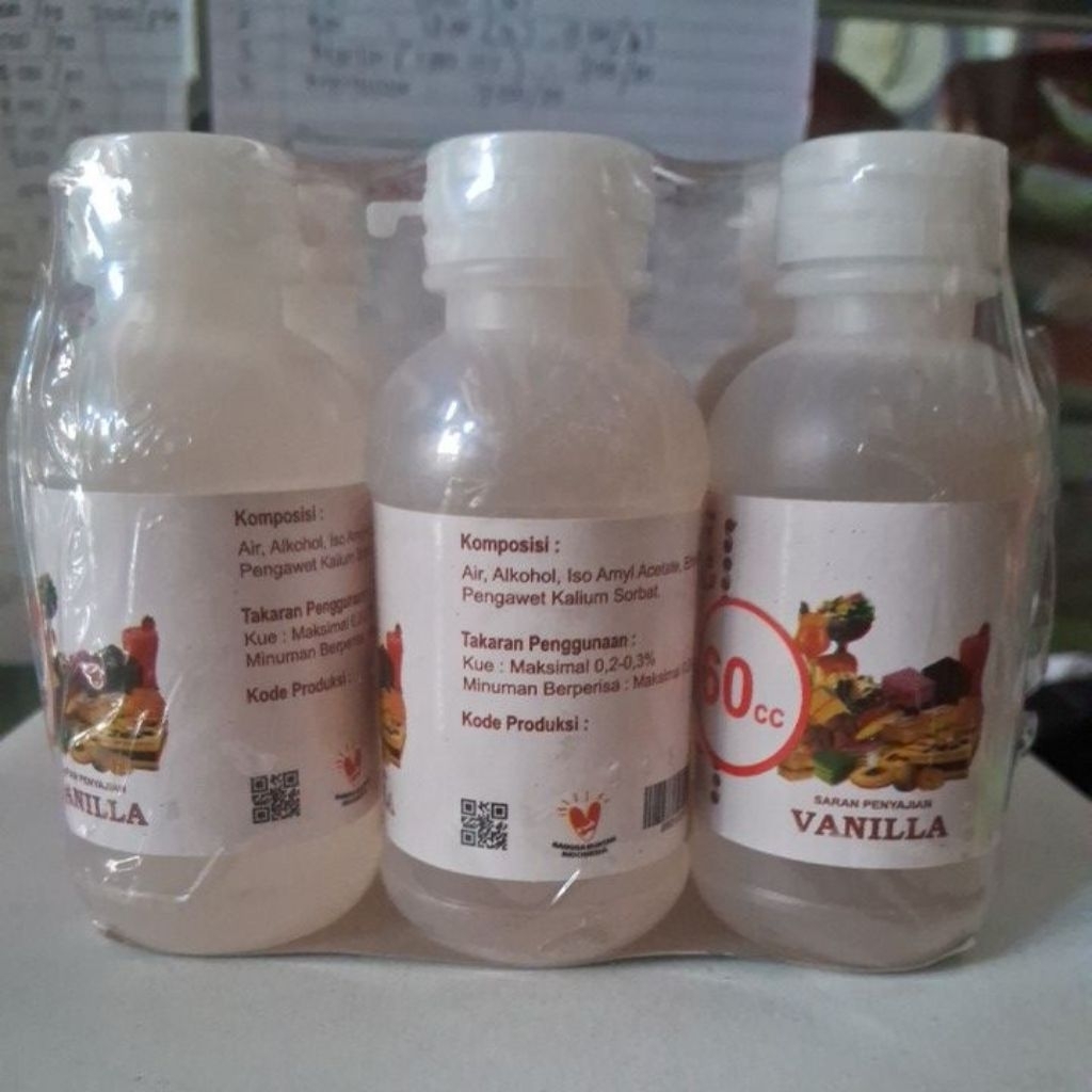 

SEGER N CO TJAP 2 ANTING PERISA SINTETIK VANILA (PASTA) ISI 60ML