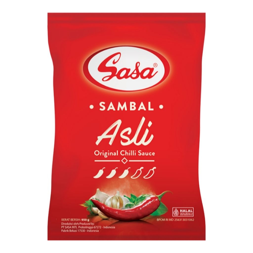 

Sasa Saus Sambal Asli Refill 950 g
