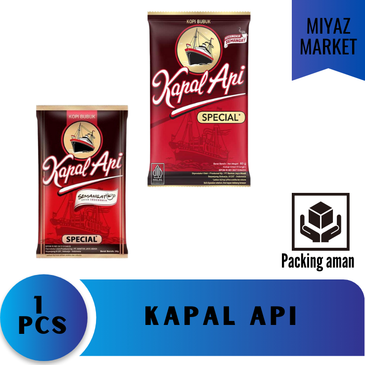 

❤MIYAZMARKET❤ Kapal Api 60 gr / Kapal Api 30 gr