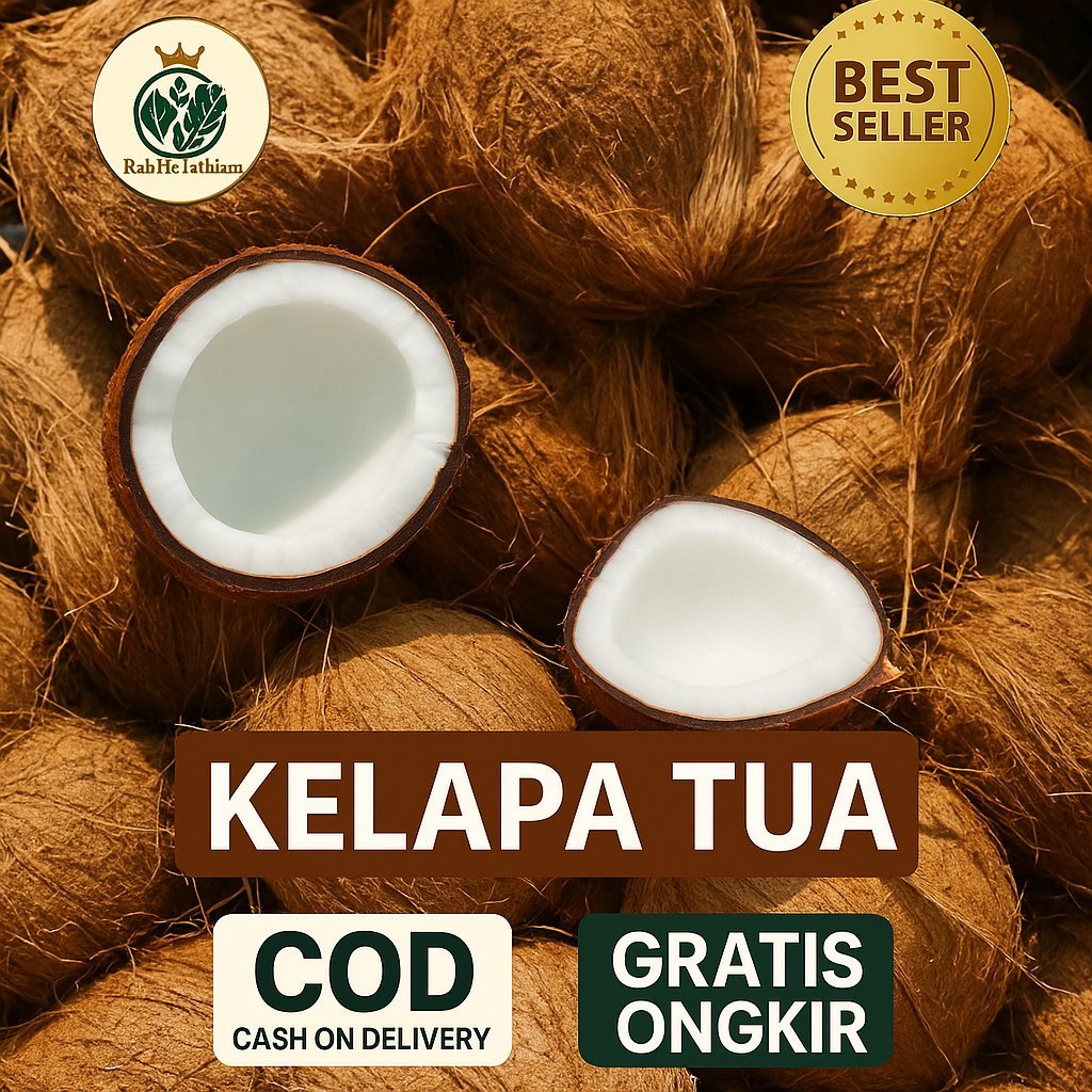 

Kelapa Tua Per 1 Butir Murah Siap Olah | COD & GRATIS ONGKIR