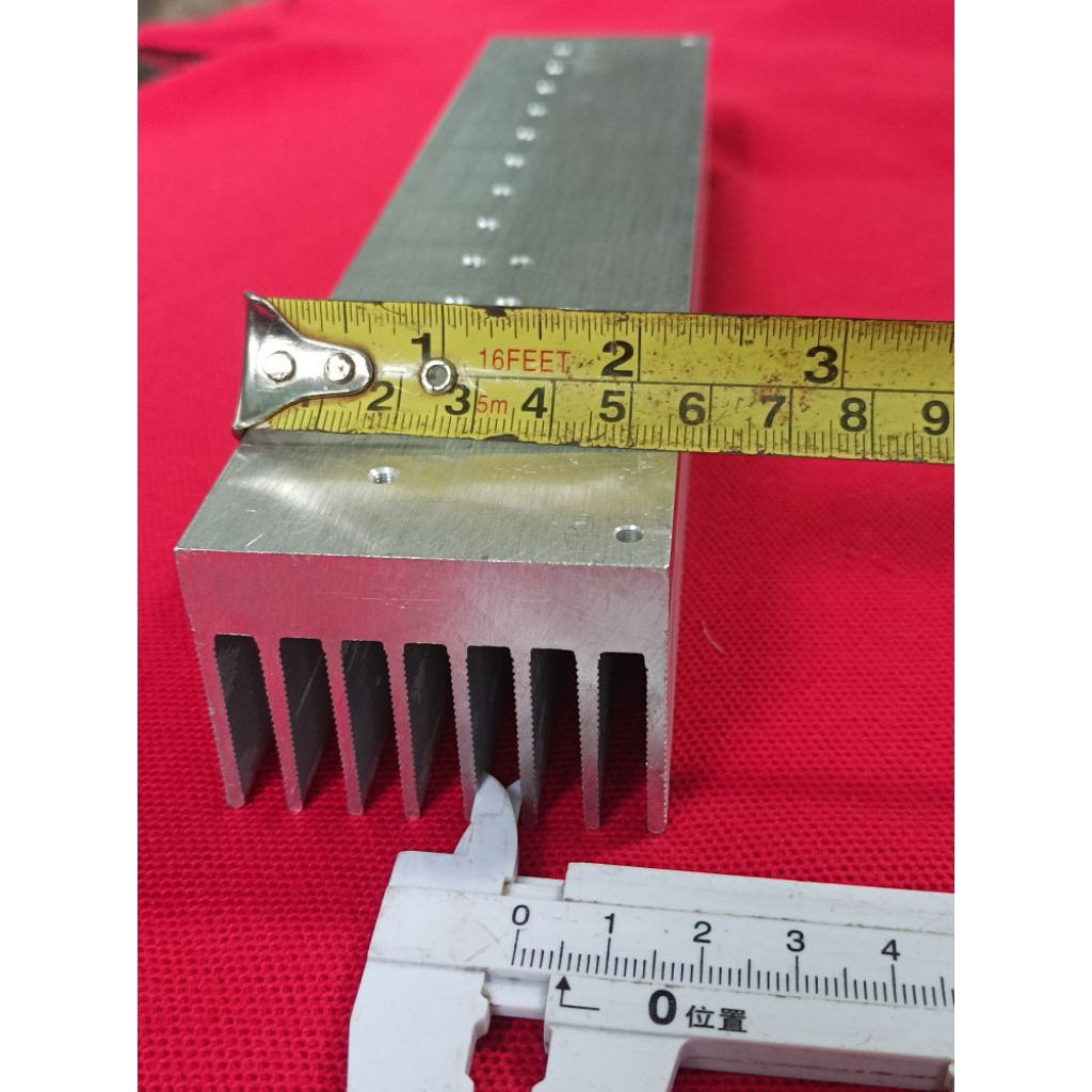 Aluminium Tebal 12mm Pendingin transistor atau Heatsink