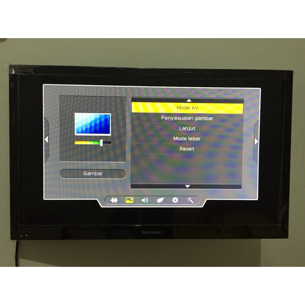 Tv led sharp 24 inc mulus