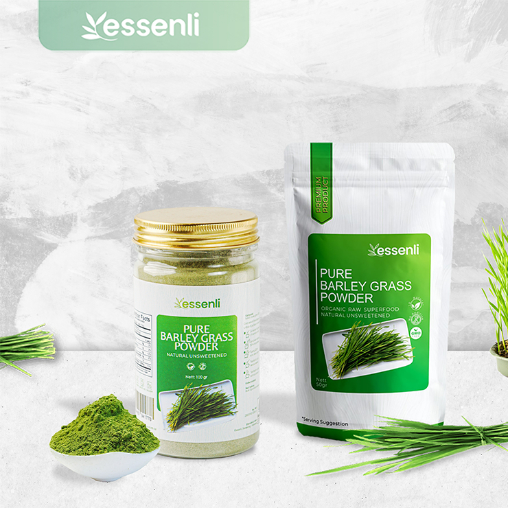 

ESSENLI Organic Pure Barleygrass Extract Powder / Bubuk rumput barley murni
