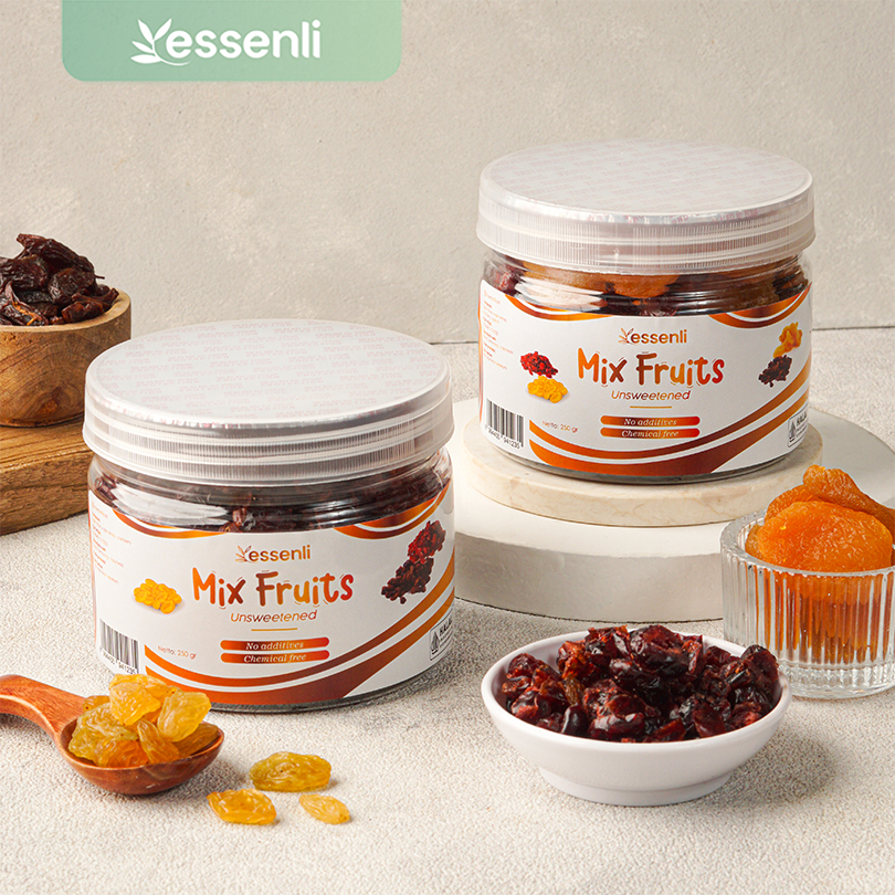 

ESSENLI Mix Fruit (Dark Raisin,Golden Raisin,Dried Cranberry,Dried Apricot)
