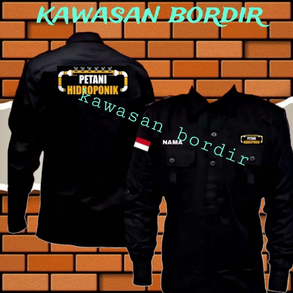 Terbaru kemeja petani hidroponik seragam petani hidroponik baju petani hidroponik pdh petani hidropo