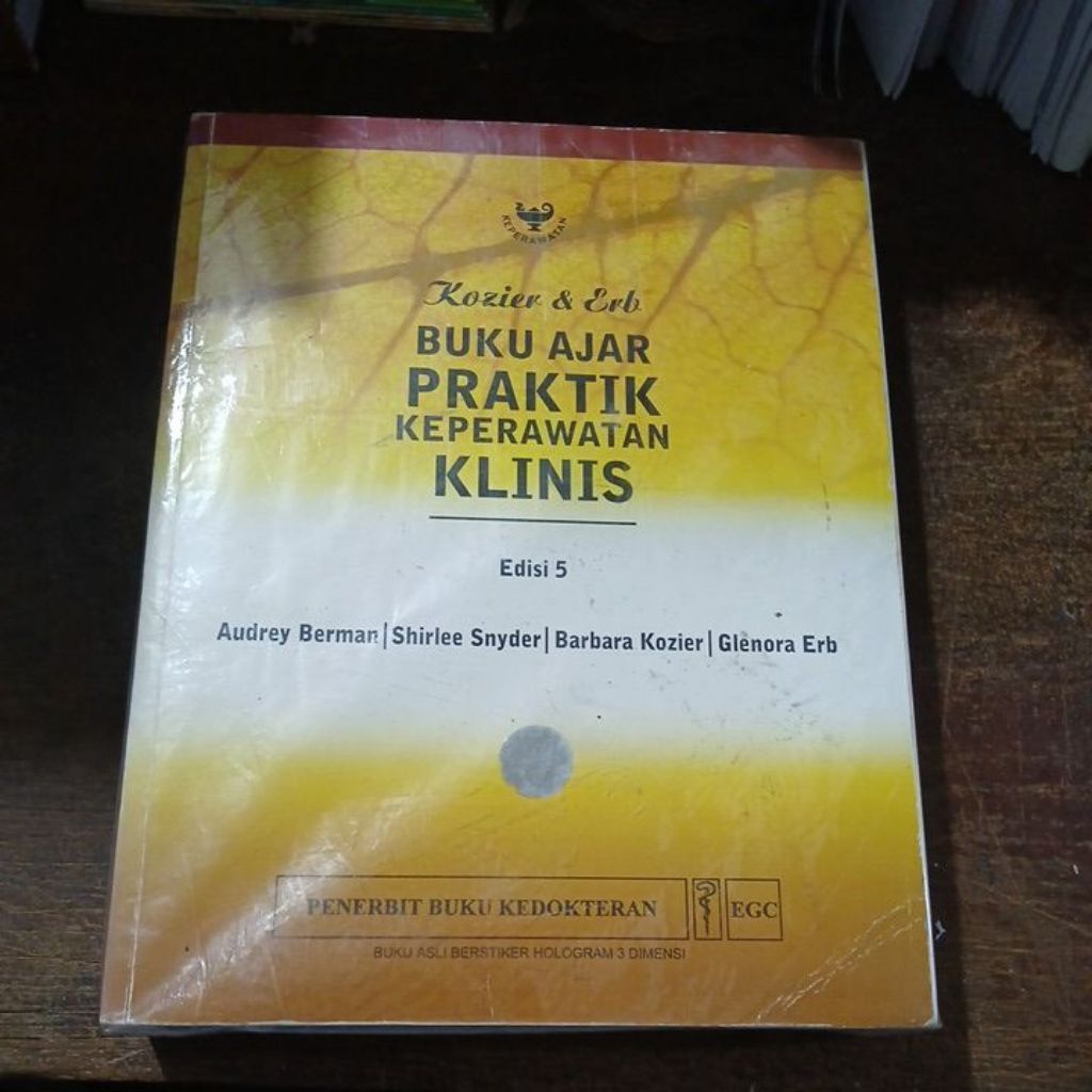 Buku Original Buku Ajar Praktik Keperawatan Klinis ~ EGC