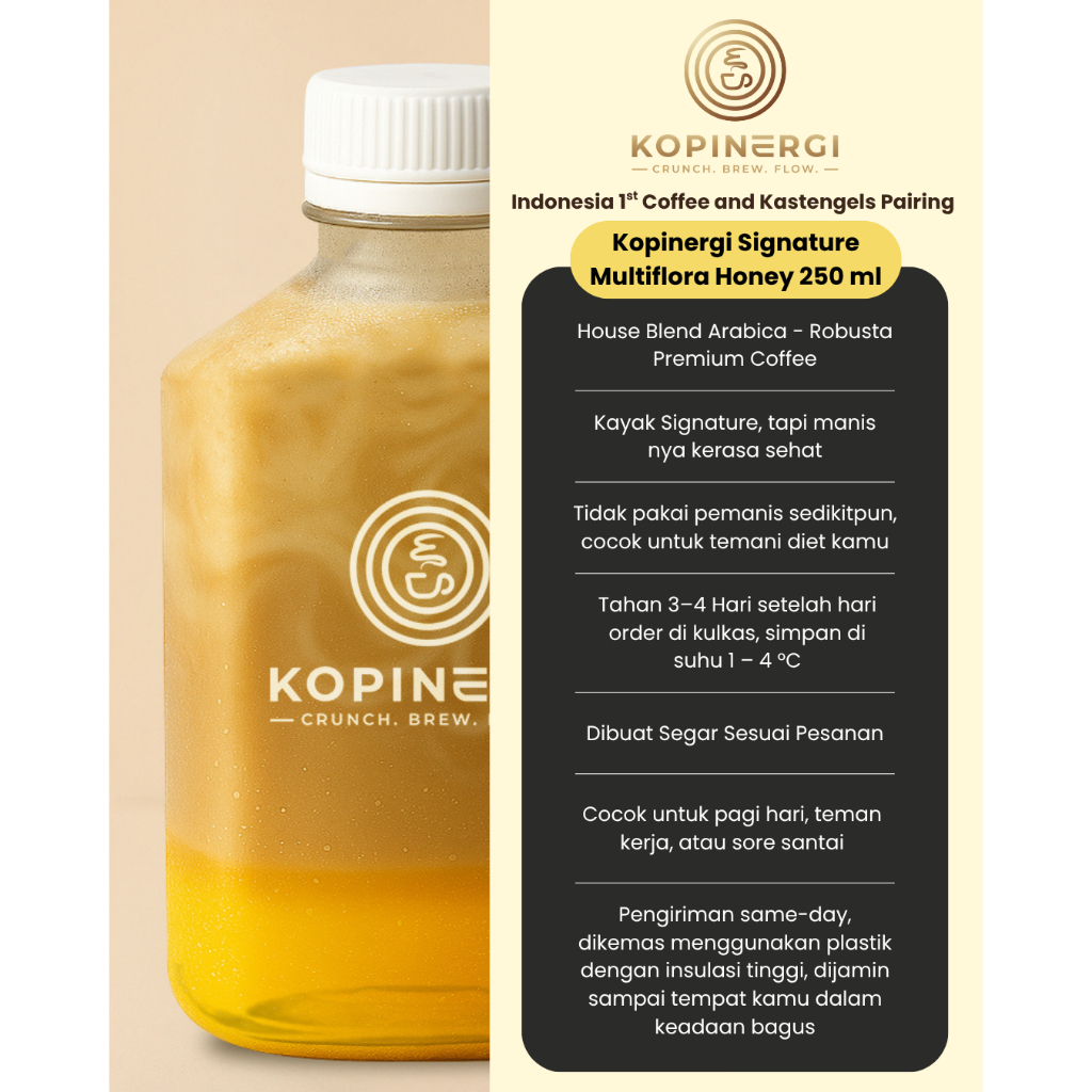 

Kopinergi Signature Multiflora Honey Upsize