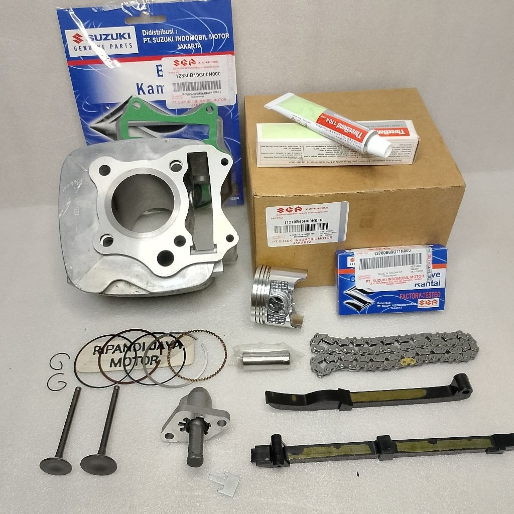 PAKET BLOK SEHER KOMPLIT SMASH TITAN 110, 7 AITEM