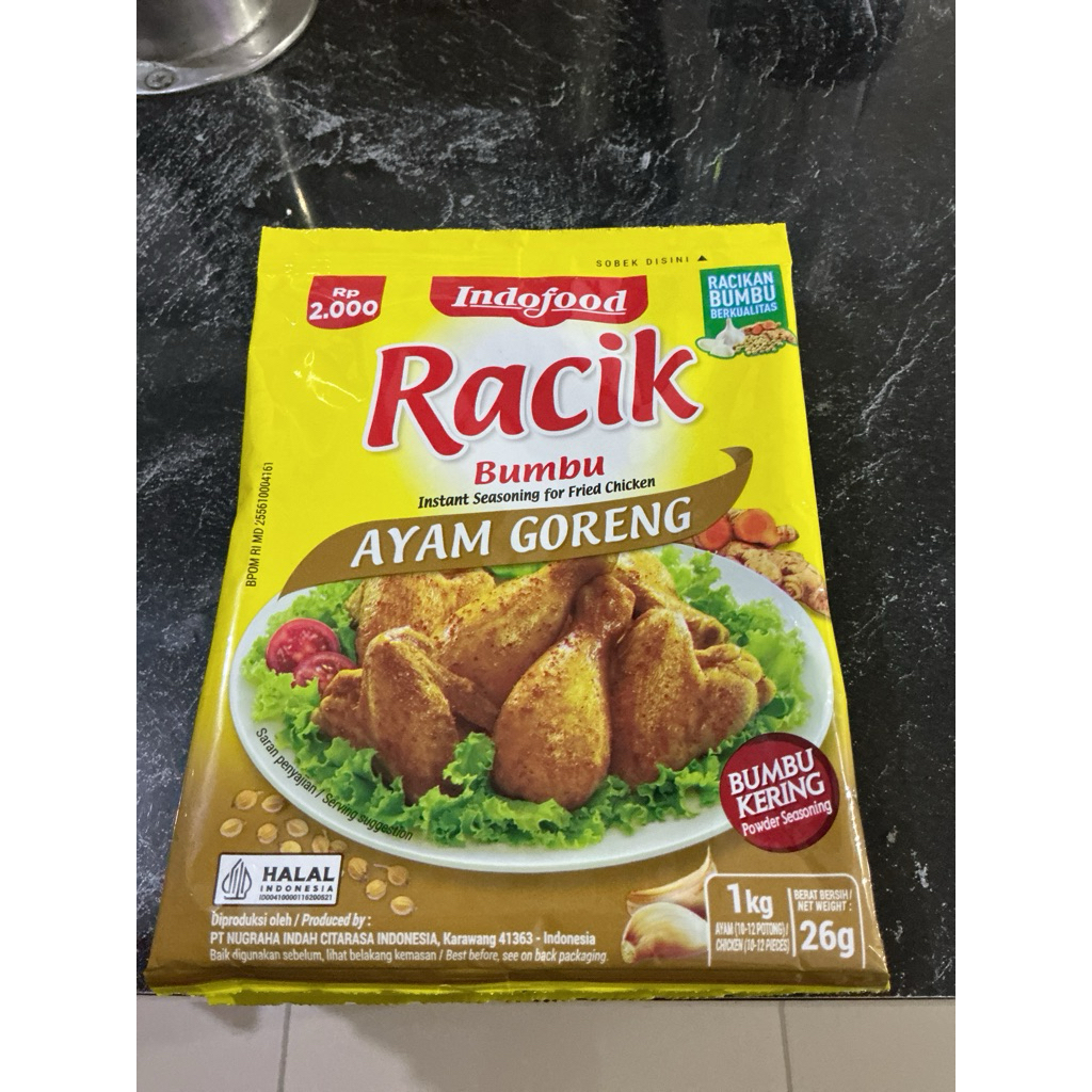 

bumbu racik ayam goreng