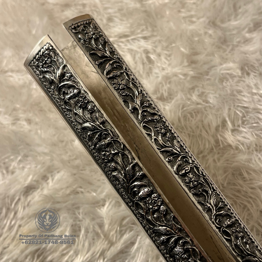 Pendok Perak Asli Blewah solo Tatahan Melati Ginubah