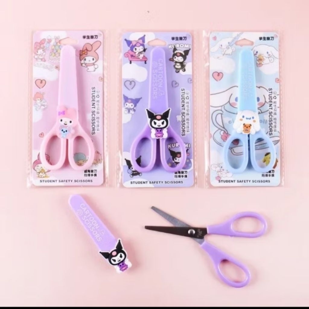 

GK_202 Gunting Motif Karakter Lucu Alat Tulis Anak Sekolah Kartun DIY Kertas Tangan Kantor ATK