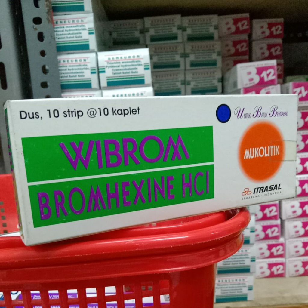 Wibrom tab 1 box 10 strip original