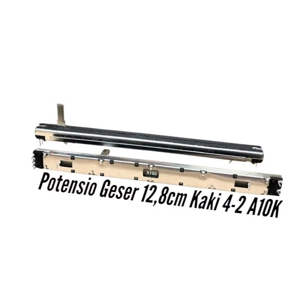 Potensio Geser Mixer 12,8cm Kaki 4-2 A10K Stereo