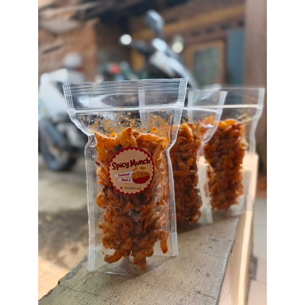 

Makaroni Cikruh Kriuk 100gram – Pedas, Daun Jeruk, Gurih Tidak Keras