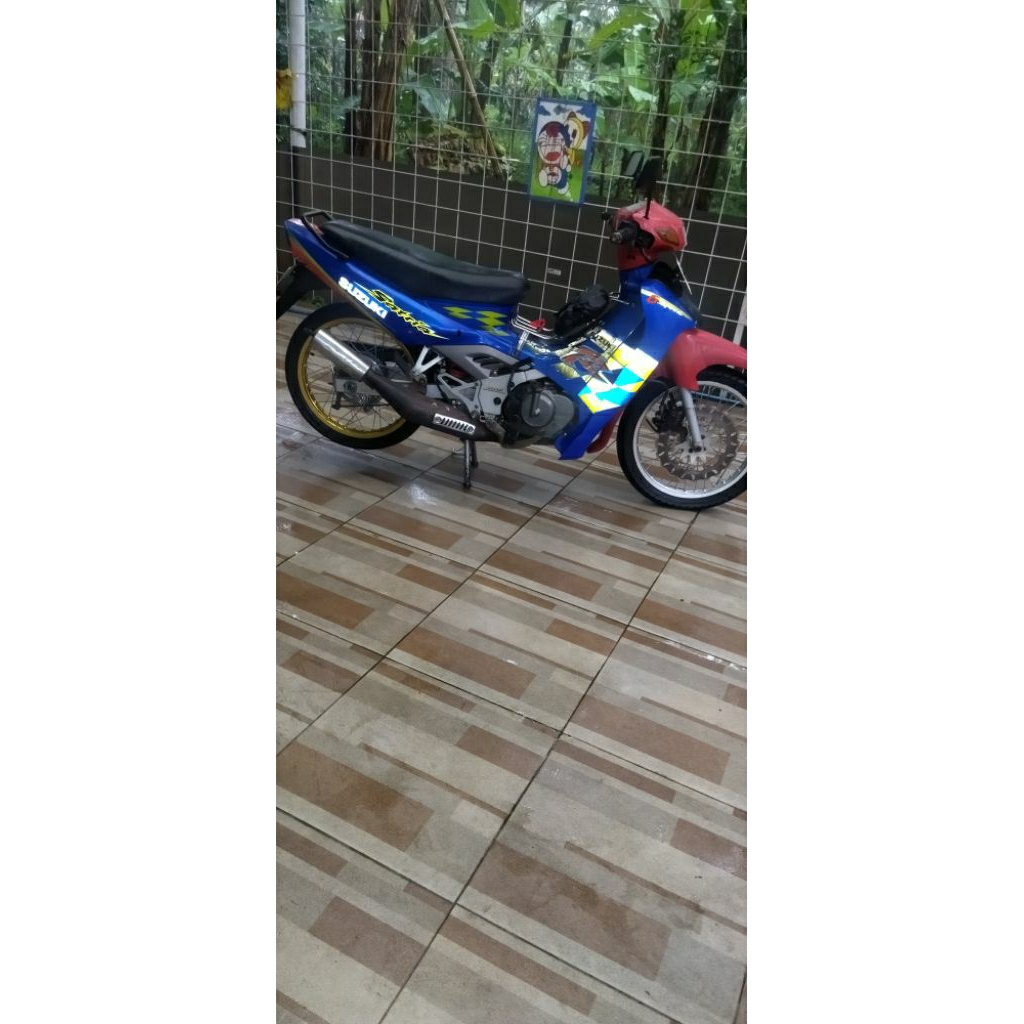 Body Original copotan satria 2tak lumba Kenny R Jr sebelah kanan.