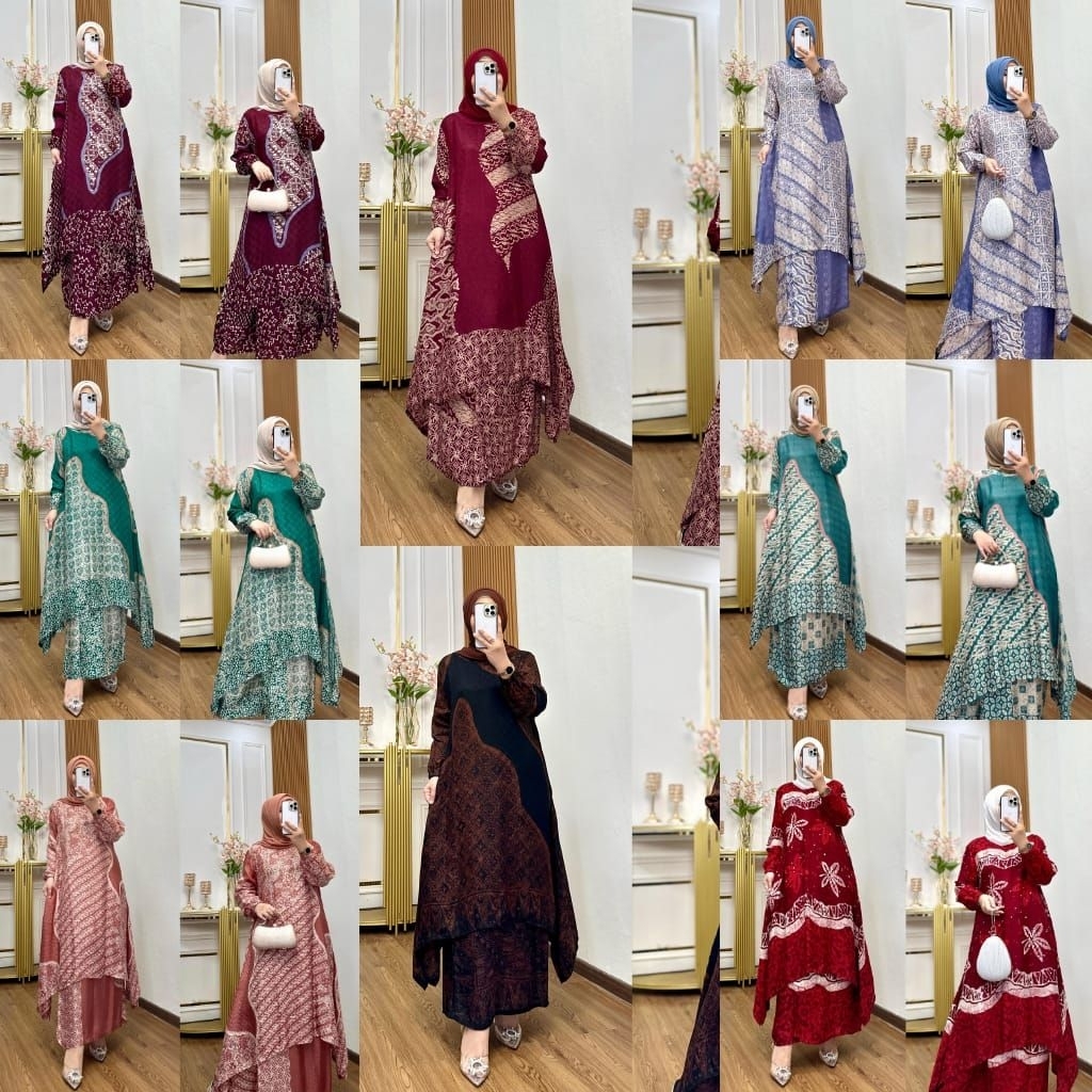 St rok batik by AKA tangan karet 5088 bahan viscos premium /semi sutra fit xl ld 110