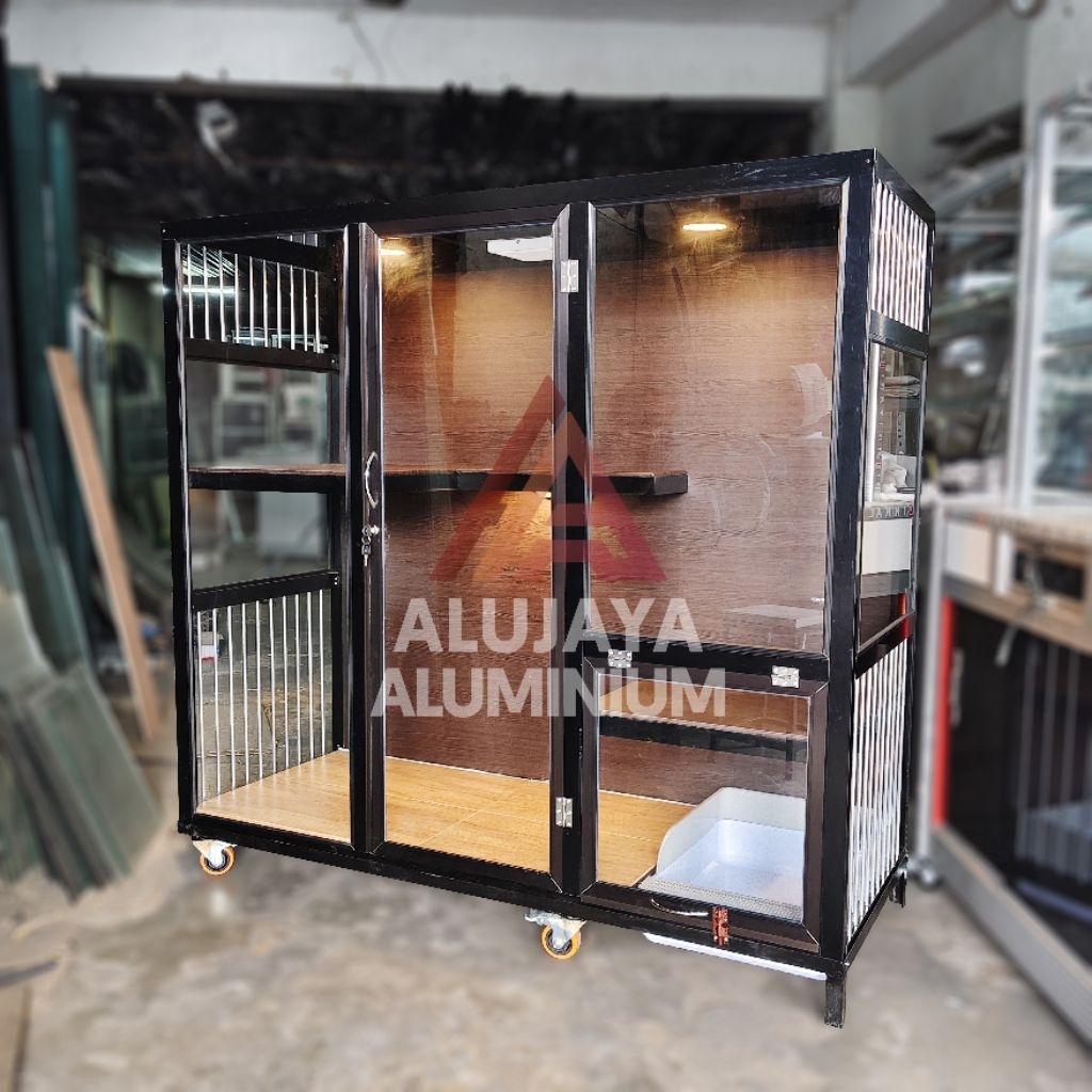 Kandang Kucing Premium Aluminium