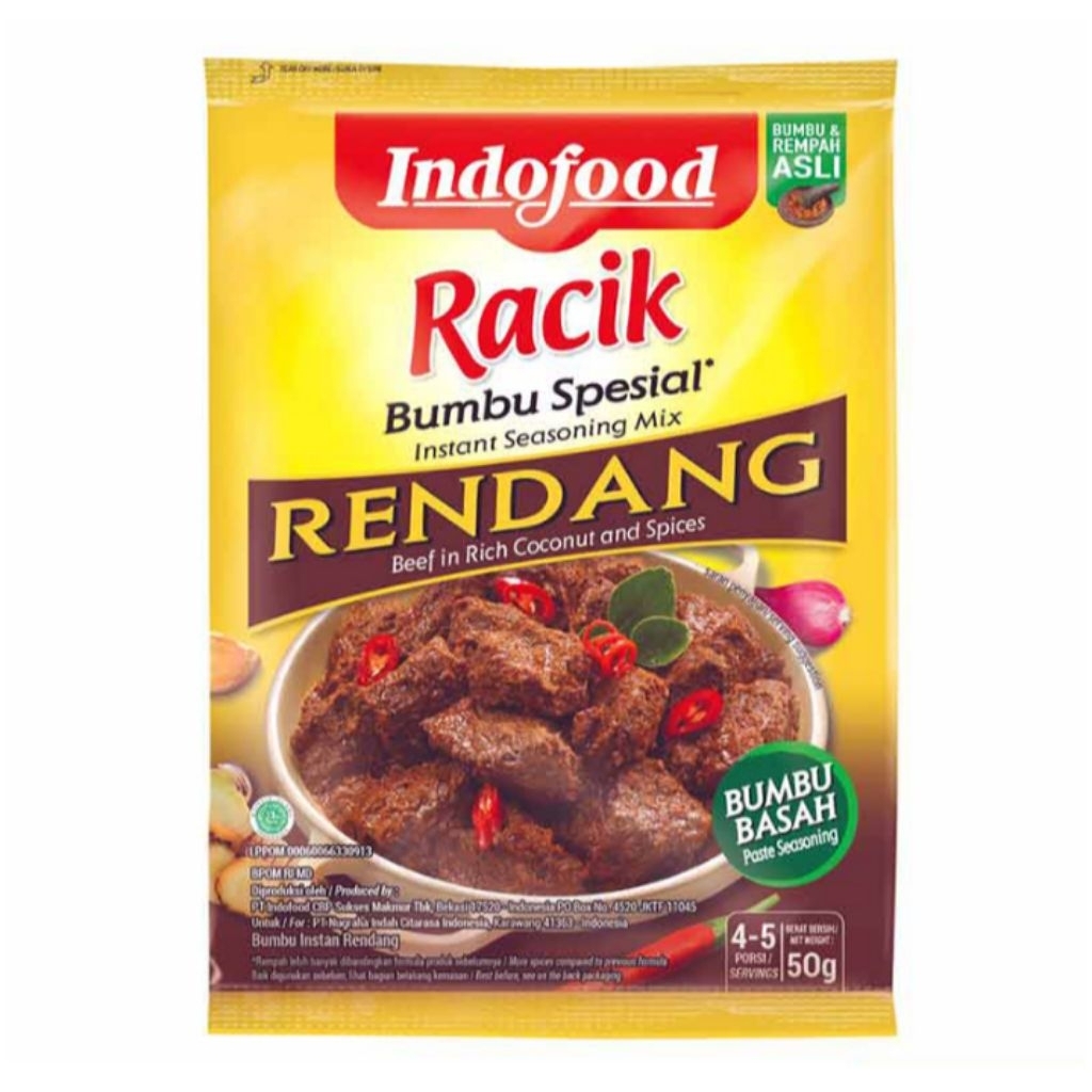 

Indofood Racik Bumbu Special Rendang 50 g