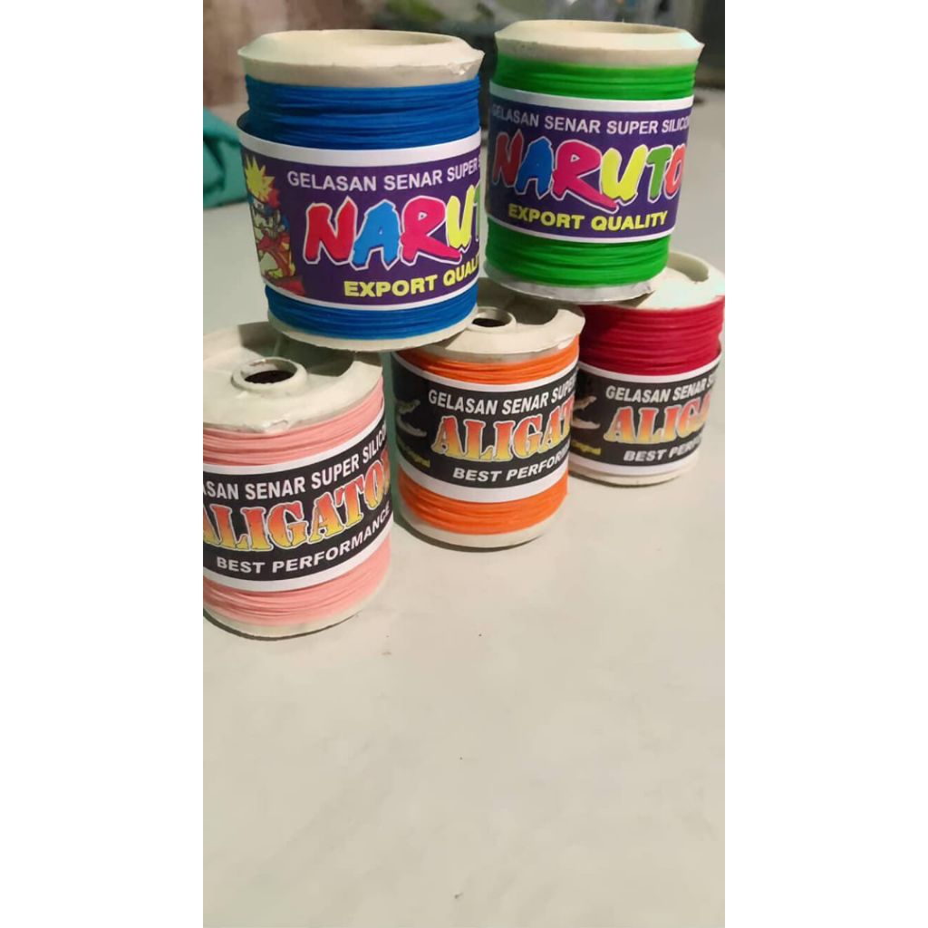 BENANG LAYANGAN Cap aligator,naruto