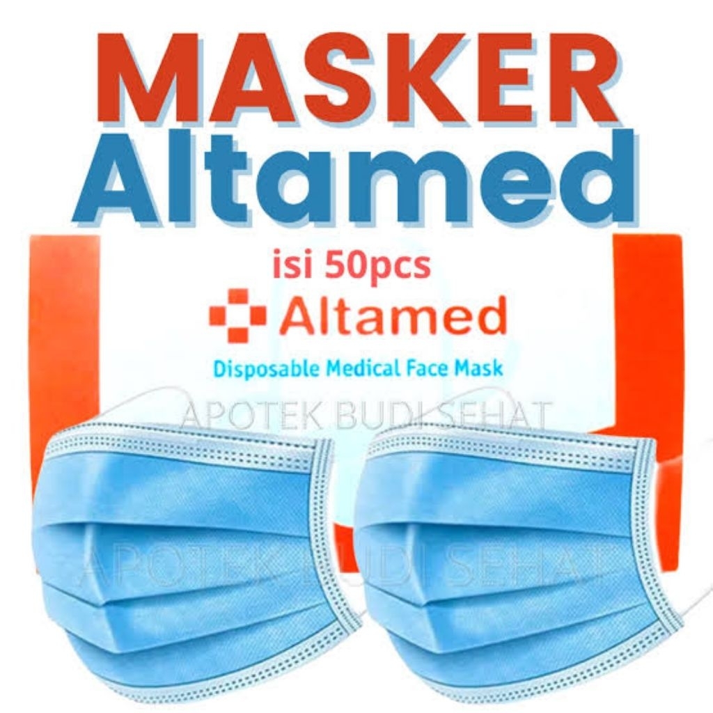 MASKER MEDIS 3 PLY MURAH ALTAMED