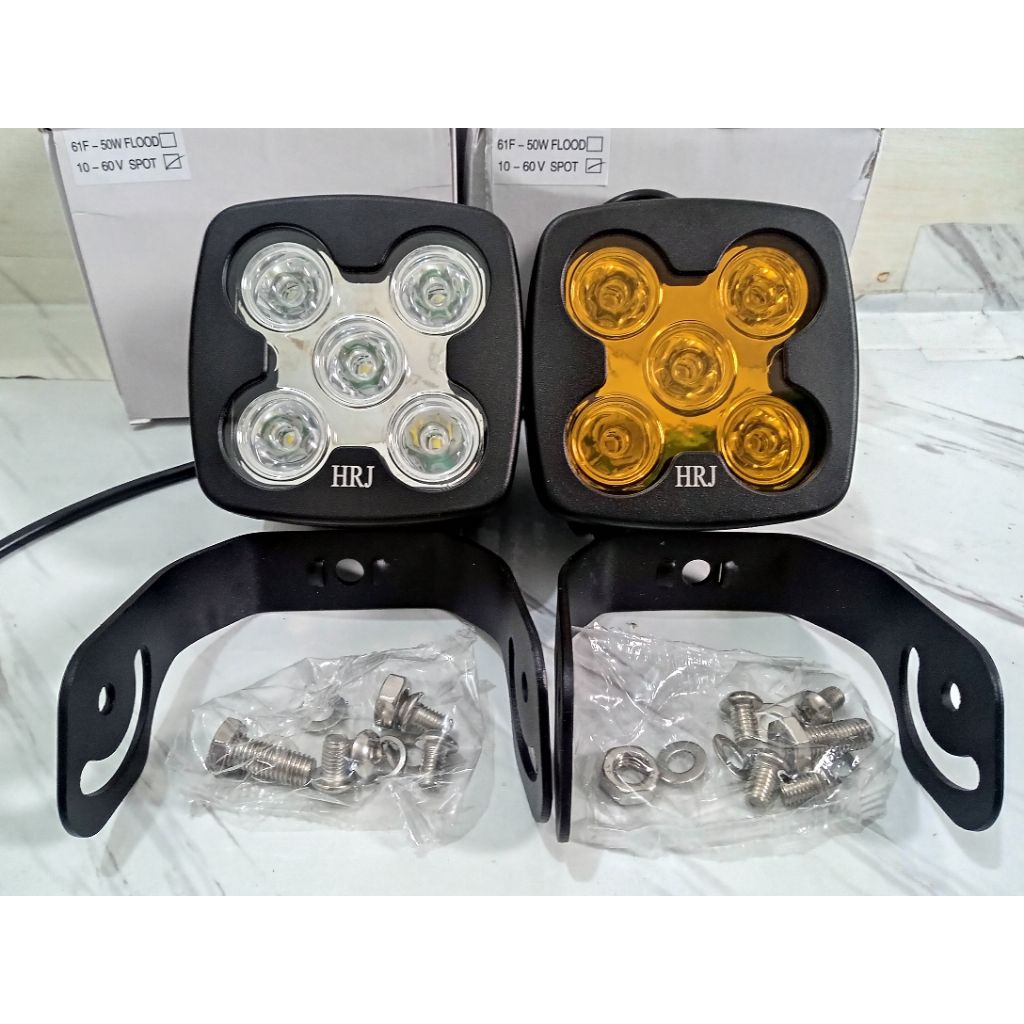 LAMPU TEMBAK DOTREK 5MATA SPORT SINAR TEMBUS 50WAT BUS&TRUK 12_30VOL LAMPU SOROT MOBIL