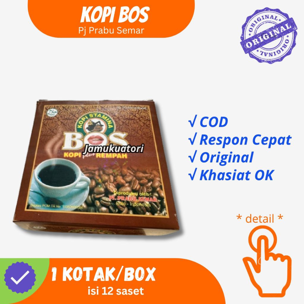 

[ COD ] 1 BOX KOPI BOSS ORIGINAL