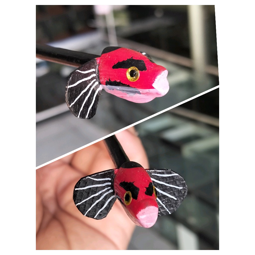 Stik Maru Red Barito ( Patung Kepala Channa)