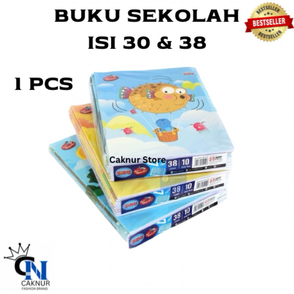 

BUKU TULIS | BUKU SEKOLAH ANAK | BUKU TULIS ISI 30 & 38