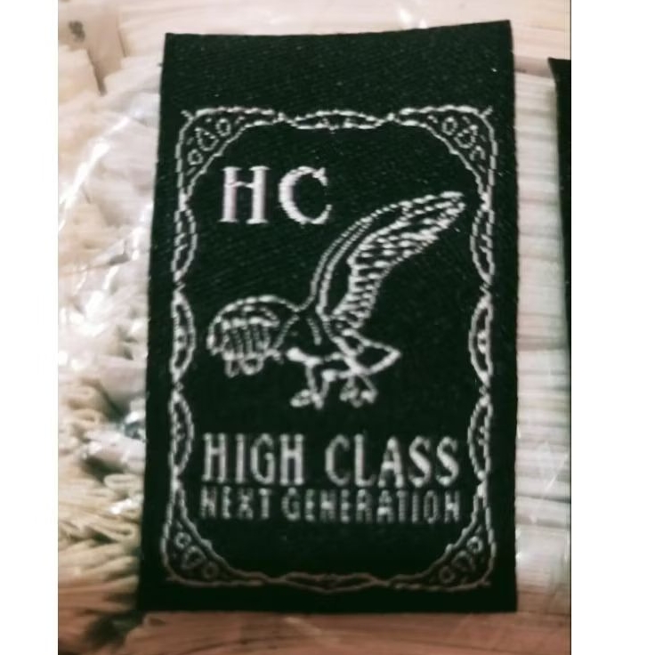 

label merek tag label (main) HC high class