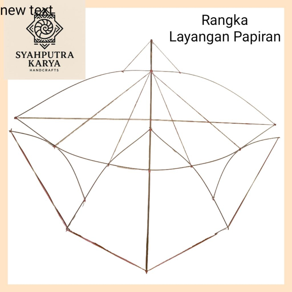 Rangka Layangan Papiran / Layangan Papiran / Anti patah di jamin ori