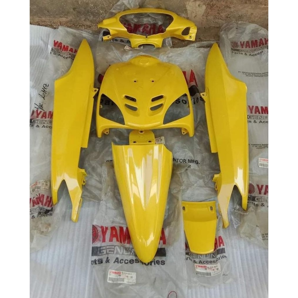 cover body Mio sporty kuning original bodi Mio kuning original body fullset kuning ori 5tl