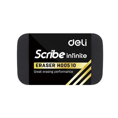 

Penghapus Pensil DELi Hitam Ekstra Bersih SCRIBE H00510 Kecil