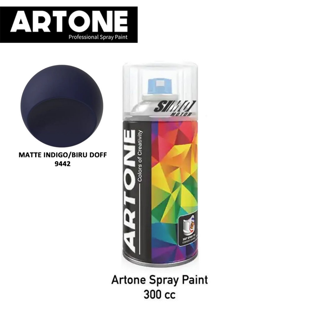 PILOK PILOX CAT SEMPROT ARTONE MATTE INDIGO BIRU DOFF 9442 TAHAN BENSIN 300cc