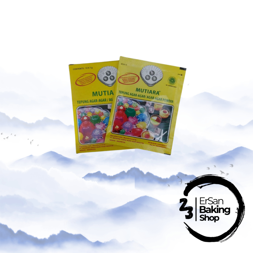 

Agar Agar Mutiara/Jelly/Puding Mutiara 12 x 7 gr