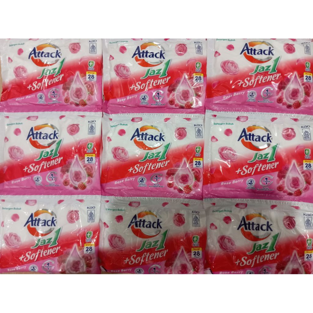 Attack Jas 1 Detergen Bubuk 6 sachet 45g