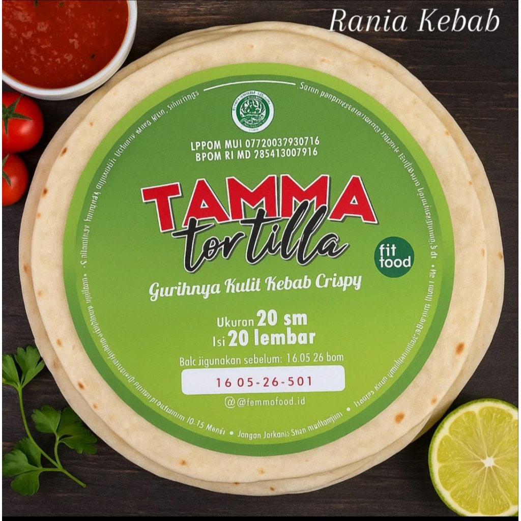 

Kulit Tortilla Tamma Size 20cm
