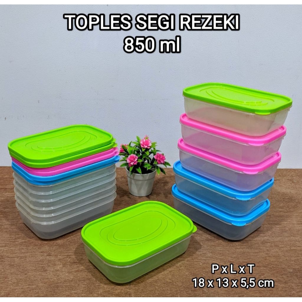 Toples Plastik Segi Rezeki Isi 12 Buah
