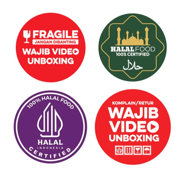 

[PG-ATK] JUAL 500 PCS STIKER HALAL, VIDEO UNBOXING, KOMPLAIN, JANGAN DIBANTING