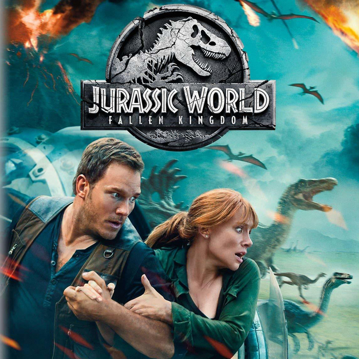 kaset DVD film barat Jurassic World: Fallen Kingdom (2018)