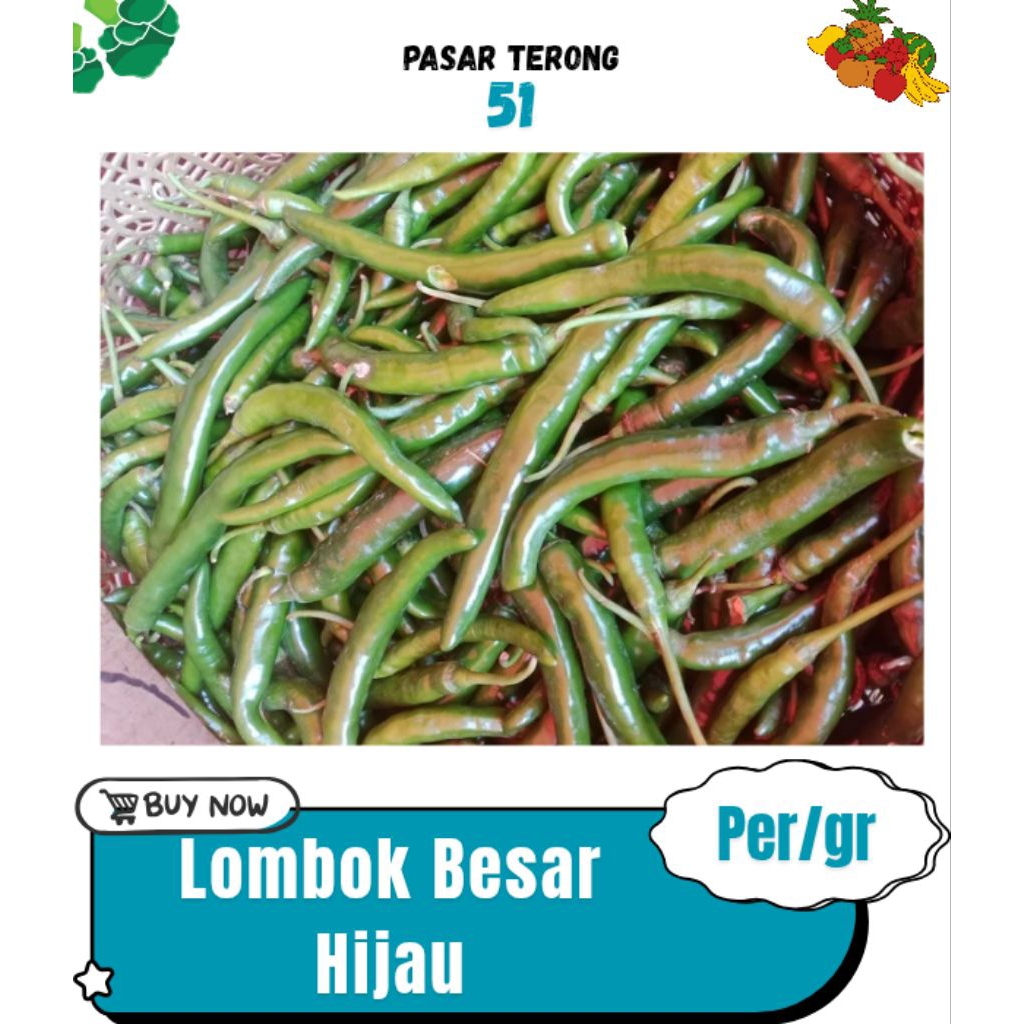

Lombok Besar Hijau Makassar