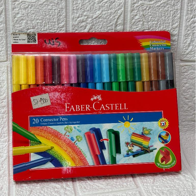

Spidol Warna Faber Castell Connector Pens Isi 20