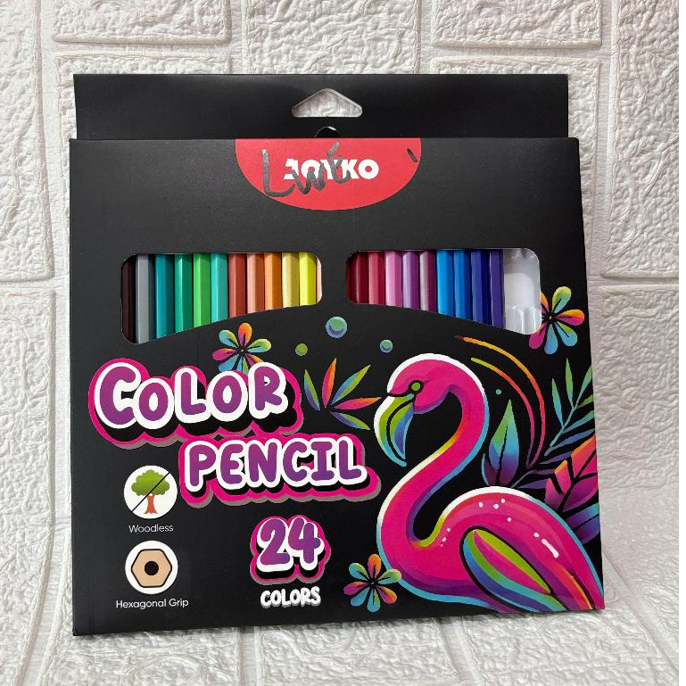 

Pensil Warna / Kelir Joyko Color Pencil Isi 24 (Panjang)