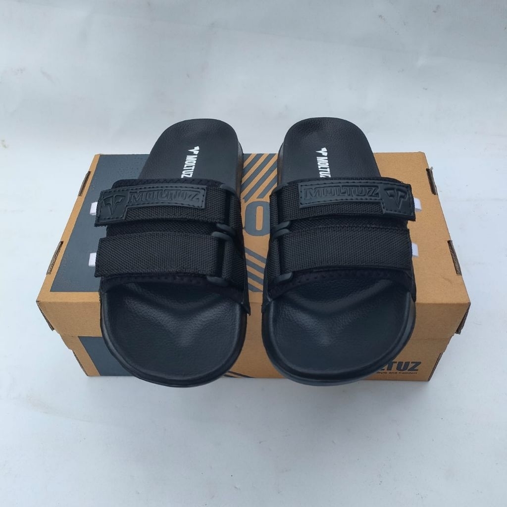 MOLTUZ. Retro.01 Sandal slide pria/sandal selop pria/sandal selop wanita. sandal kekinian. polos