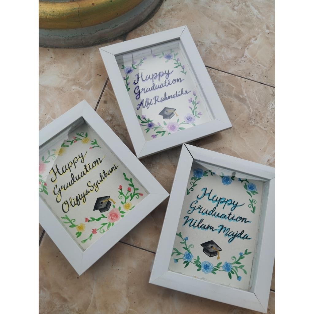 lettering art frame 3D