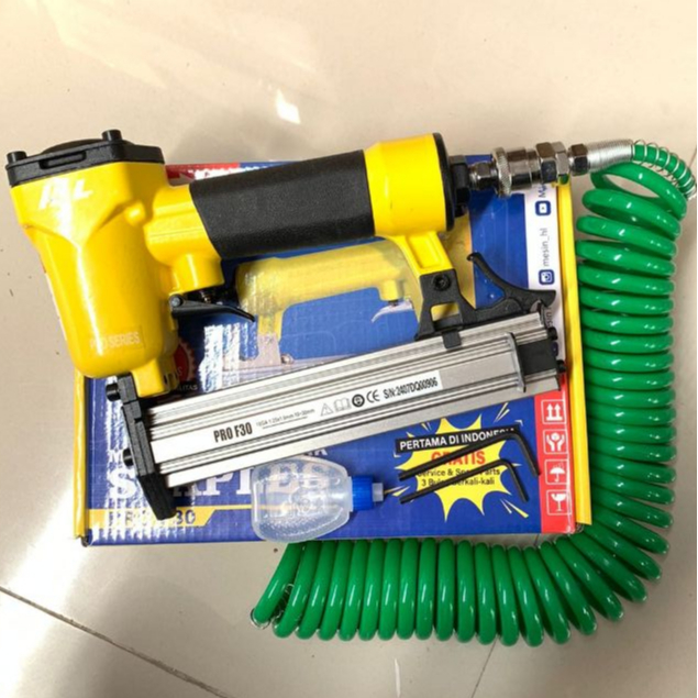 

NEW STAPLES ANGIN DCA 1022 J / MESIN STAPLES PAKU TEMBAK ANGIN U DCA A02-1022J / AIR NAILER GUN DCA