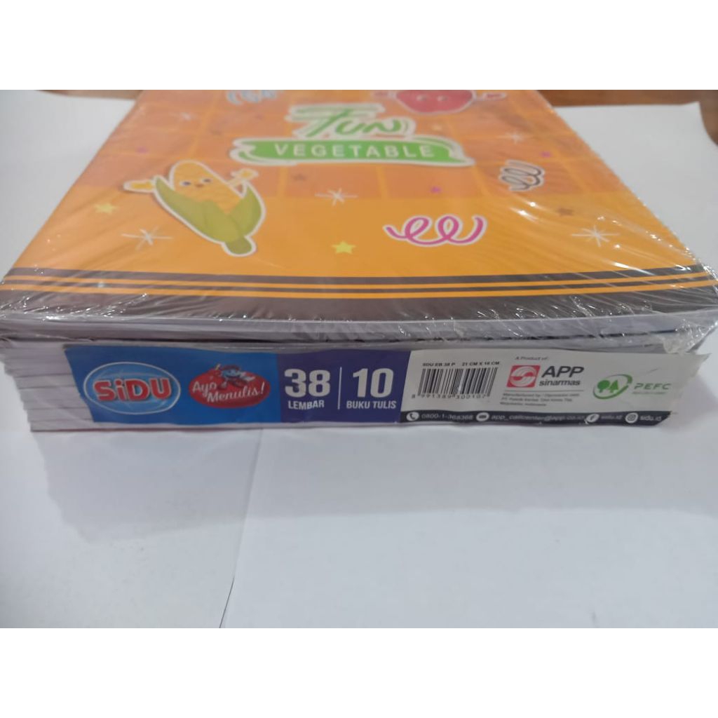 

Buku Tulis SIDU 38 dan 32Lembar 1 pak isi 10 pcs