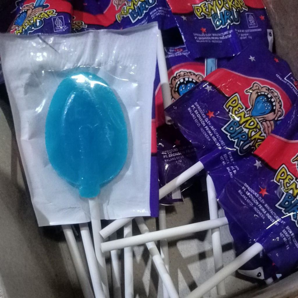 

( ECER & GROSIR ) Permen Sunduk Pendekar Biru