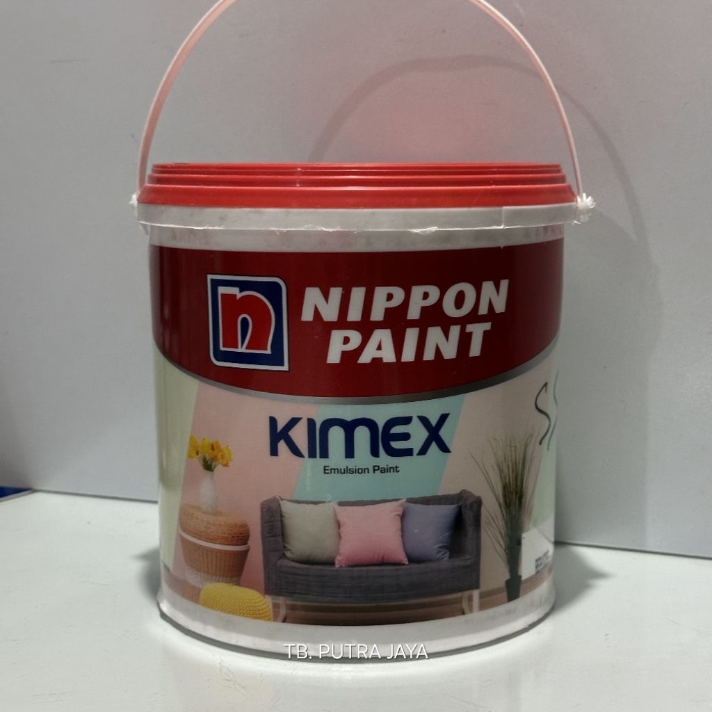 Cat Tembok Nippon Paint KIMEX 4.5 KG White / Blue White / Durian / Cream / Spanish White / Susu Cat 