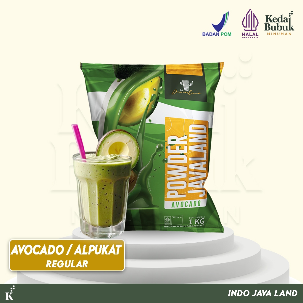 

Javaland Bubuk Minuman Rasa Avocado / Alpukat 1Kg - Regular Plain | Bubble Powder Drink Boba